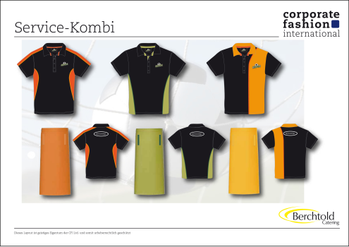 Polo-Shirt mit passender Sch&uuml;rze Soderproduktion